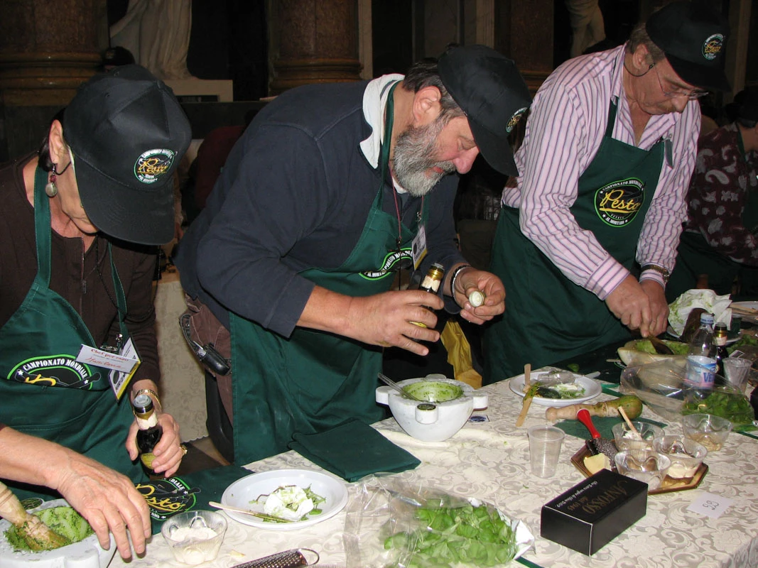 Concorrenti I edizione del campionato mondiale di pesto al mortaio