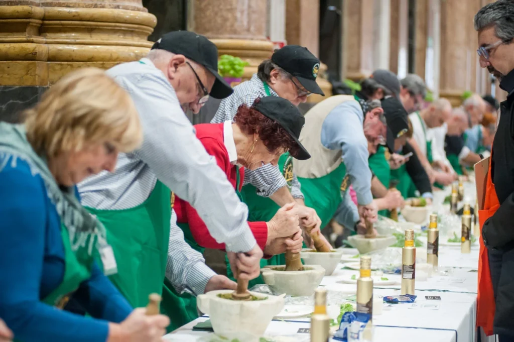 concorrenti VII edizione campionato mondiale di pesto al mortaio