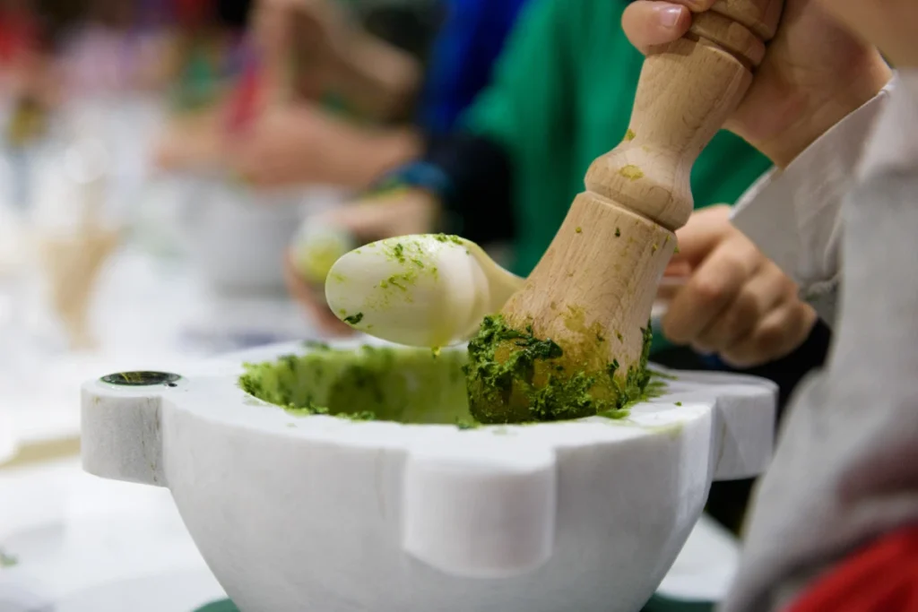 pesto al mortaio