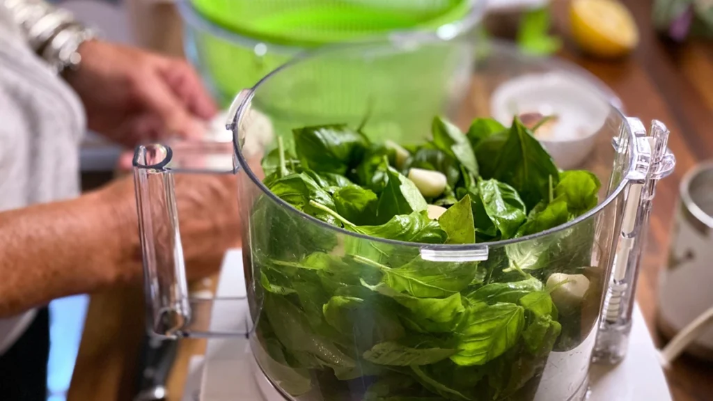 pesto basilico e pinoli