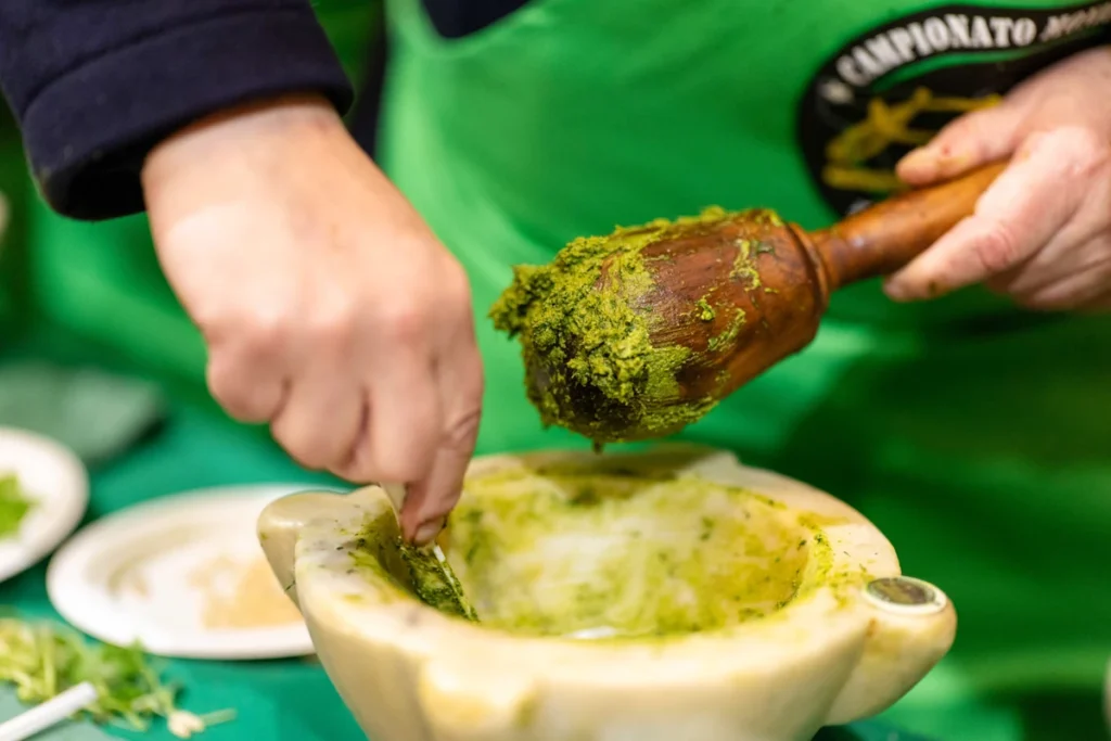 pesto al mortaio