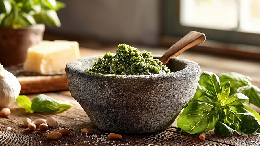 pesto mortaio